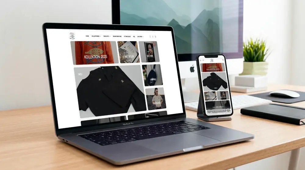 Shop- Erstellung – Influencer & B2B Merch Service aus Bayern